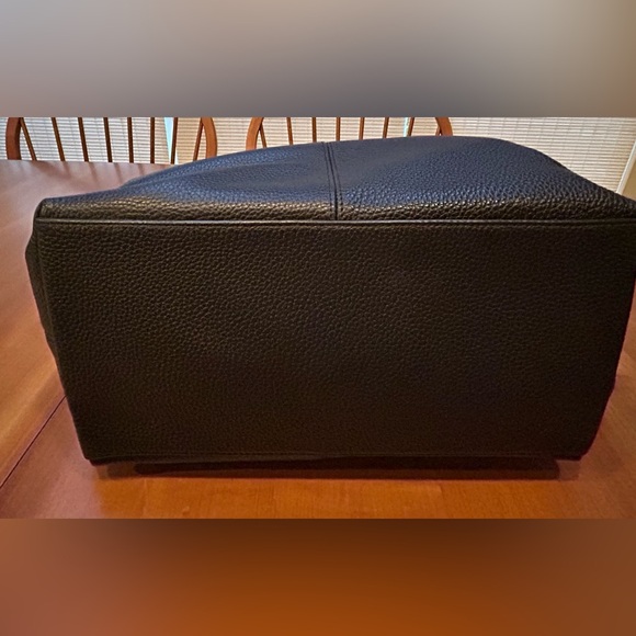 J. Crew, NWT, Devon Tote Bag,, 100% Leather, Color: Black - Picture 5 of 11